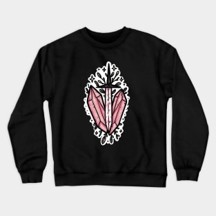 Crystals and sword Crewneck Sweatshirt